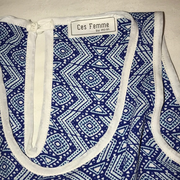 (M) Sheer fit and flare tank top - Picture 2 of 3